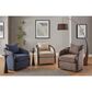 LumiSource Gemma Swivel Accent Chair in Mocha, , large