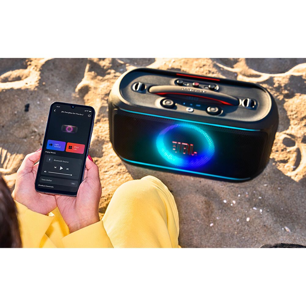 JBL PartyBox On-The-Go 2 Plus Portable Party Speaker in Black, , large