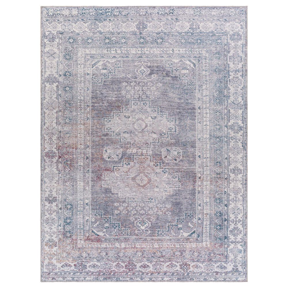 Surya Colin 9"3" x 12" Charcoal, Light Gray, Brown and Cream Area Rug, , large