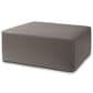 Jaxx Fairlie Faux Leather Ottoman in Gunmetal, , large