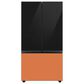 Samsung Bespoke Bespoke 3-Door French Door Refrigerator Top Panel in Charcoal Glass, , large
