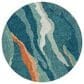 Dalyn Rug Company Lorenzo LN4 Teal 8" Round Area Rug, , large