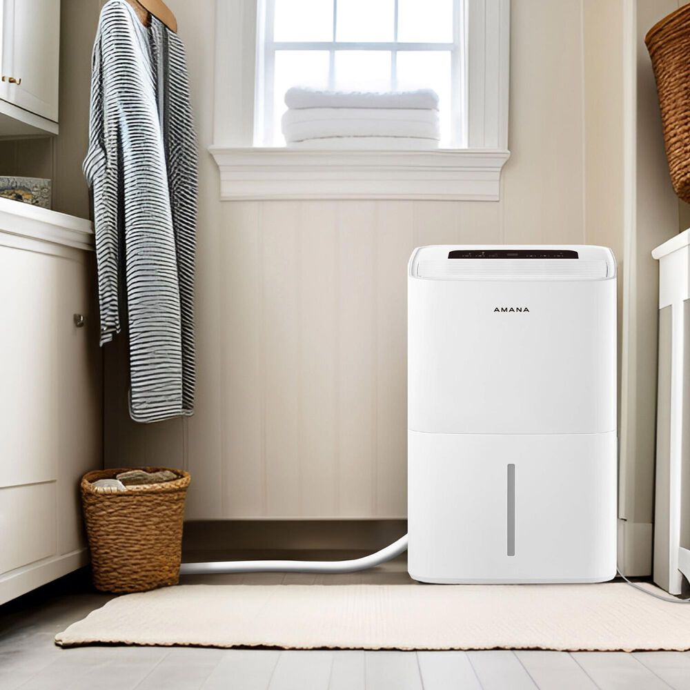 Amana 50-Pint Dehumidifier with Pump in White, , large