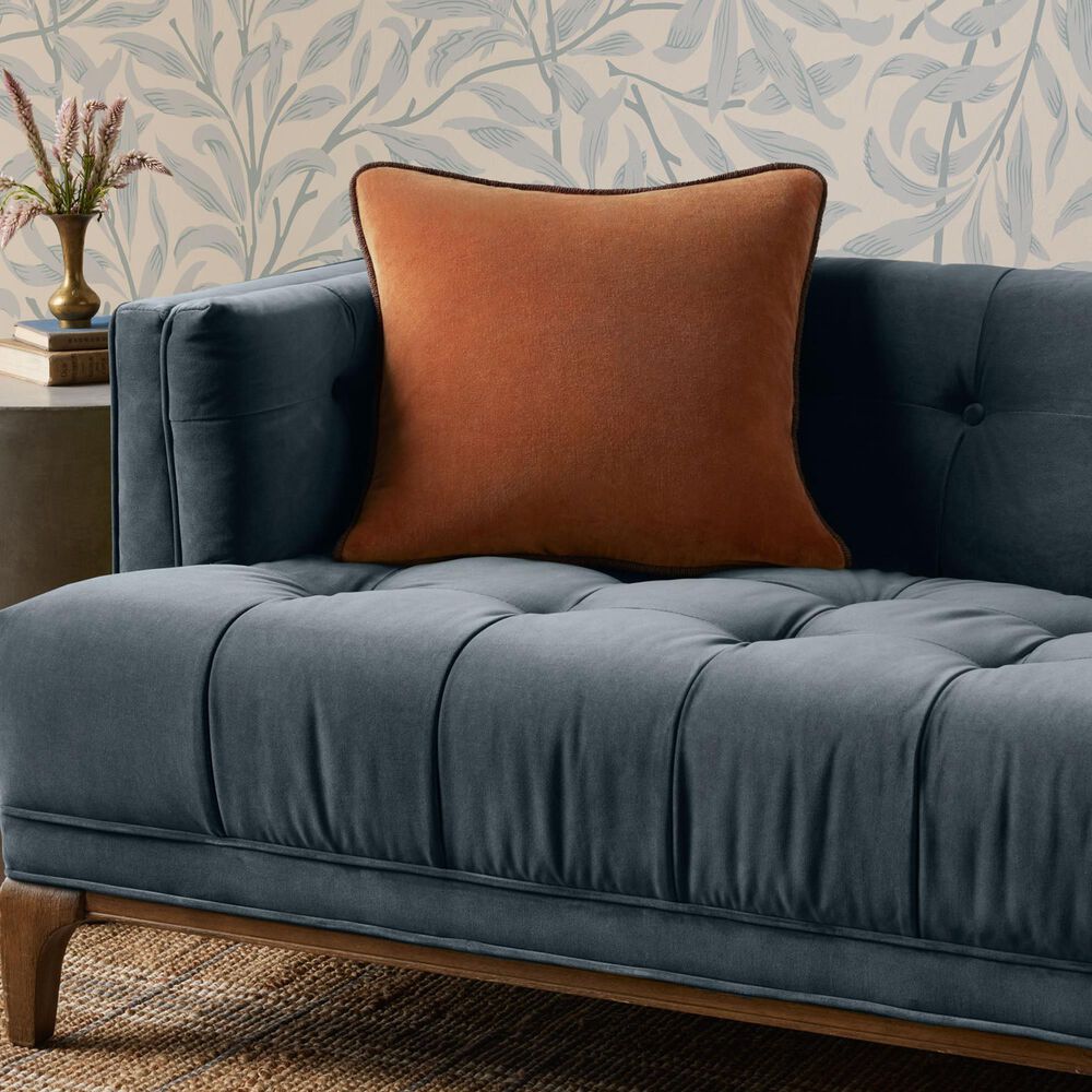 Loloi Liza 18&quot; Square Throw Pillow in Rust, , large