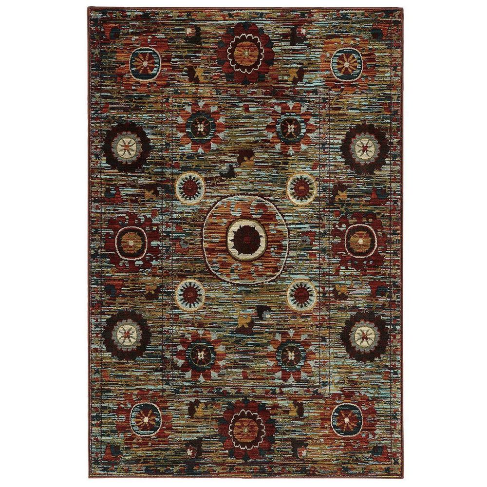 Oriental Weavers Sedona 6408K 9"10" x 12"10" Multicolor Area Rug, , large