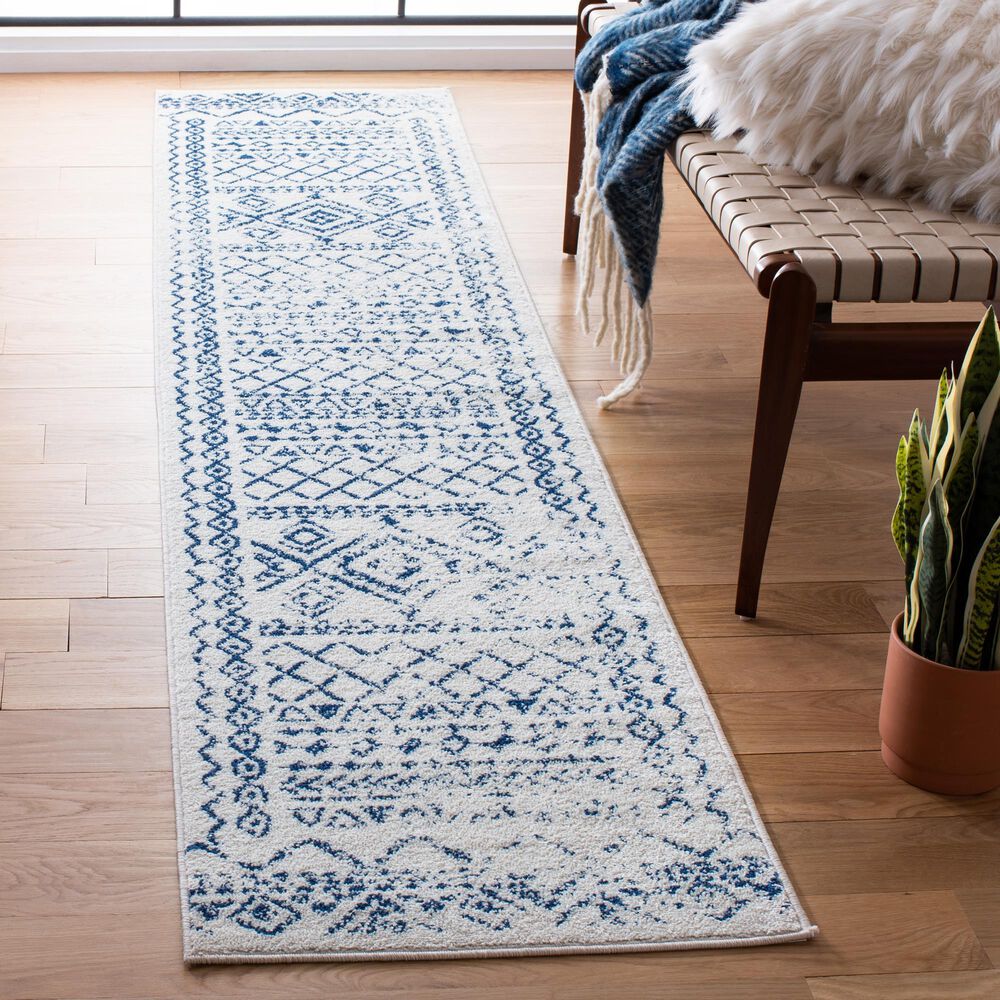 Safavieh Tulum 2&#39; x 9&#39; Navy Runner, , large