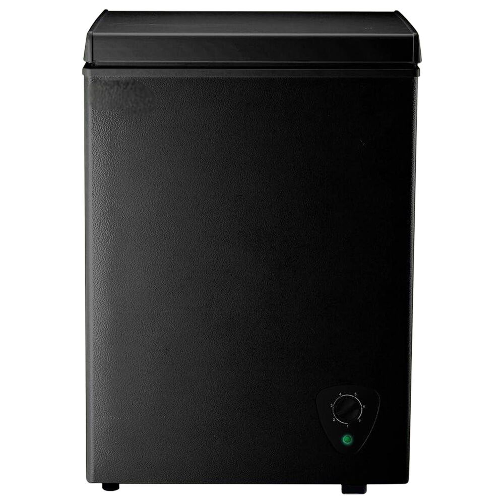HOMLUX 3.5 Cu. Ft. Chest Freezer with Adjustable Thermostat in Black, , large