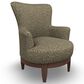 Best Home Furnishings Justine Modern Swivel Chair in Forest, , large