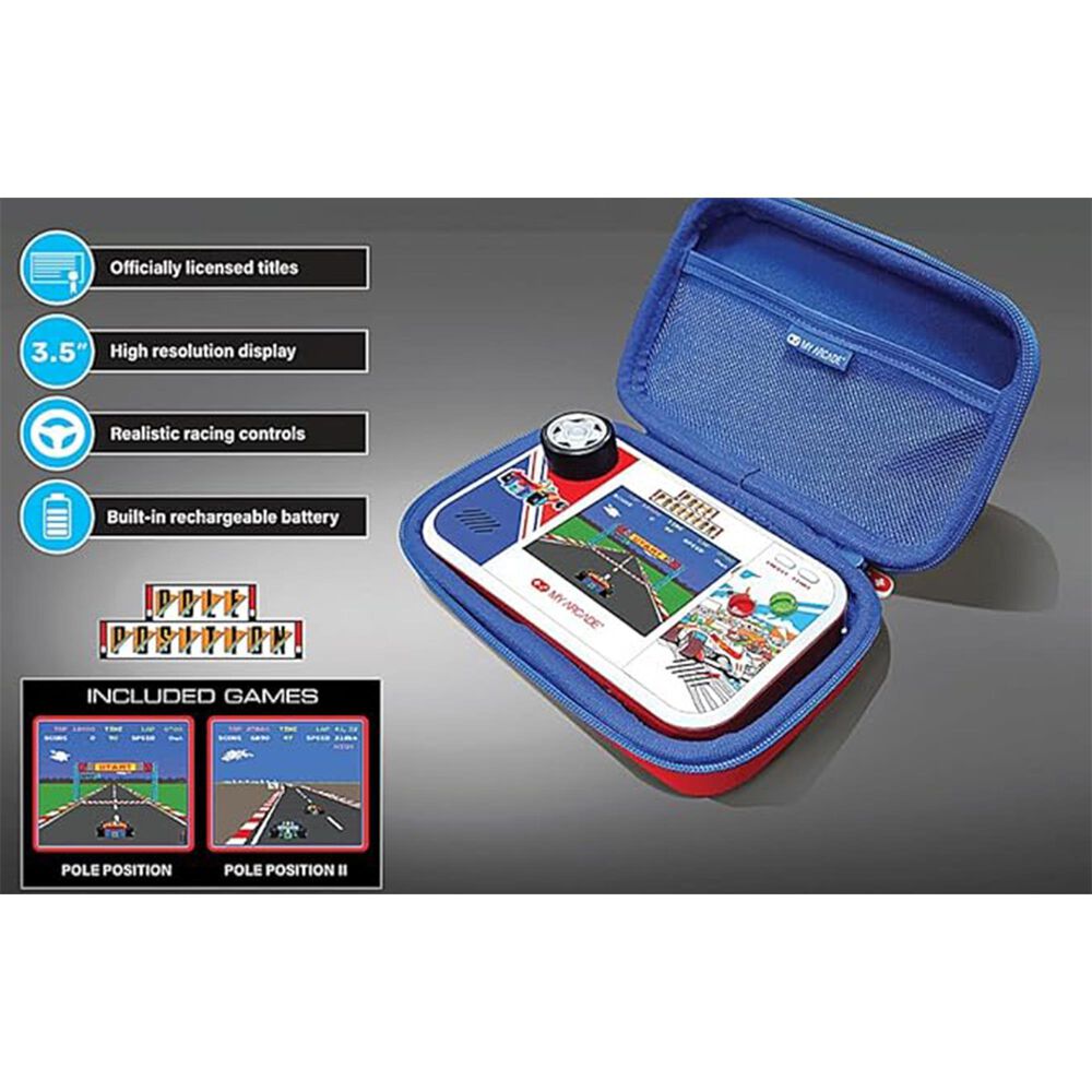 My Arcade Pole Position Pocket Player Max Portable Handheld Gaming System in Multicolor, , large