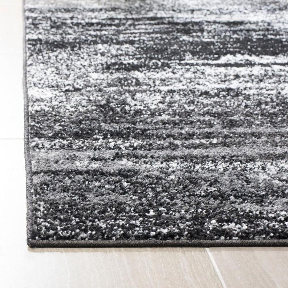 Safavieh Adirondack ADR112A 2&#39;6&quot; x 12&#39; Silver and Black Runner, , large
