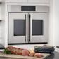Monogram Statement 30" French Door Electric Double Wall Oven in Stainless Steel, , large