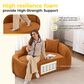Hearth and Haven Chaise Lounge Chair in Orange, , large