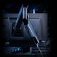 MSI Full-Motion Dual Monitor Mount for 17"-35" Screen in Matte Black and Painted Grey, , large