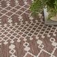 Nourison Positano Southwestern Natural 5" x 7" Indoor/Outdoor Area Rug, , large