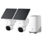 eufy SoloCam E42 2-Cam Kit 4K UHD Outdoor Solar-Powered Security Cameras with HomeBase S380 in White, , large