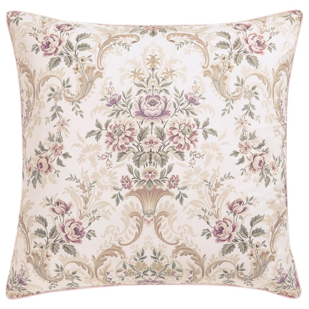 J. Queen New York Avant Garden 26" Square Euro Pillow Sham in Blush, , large