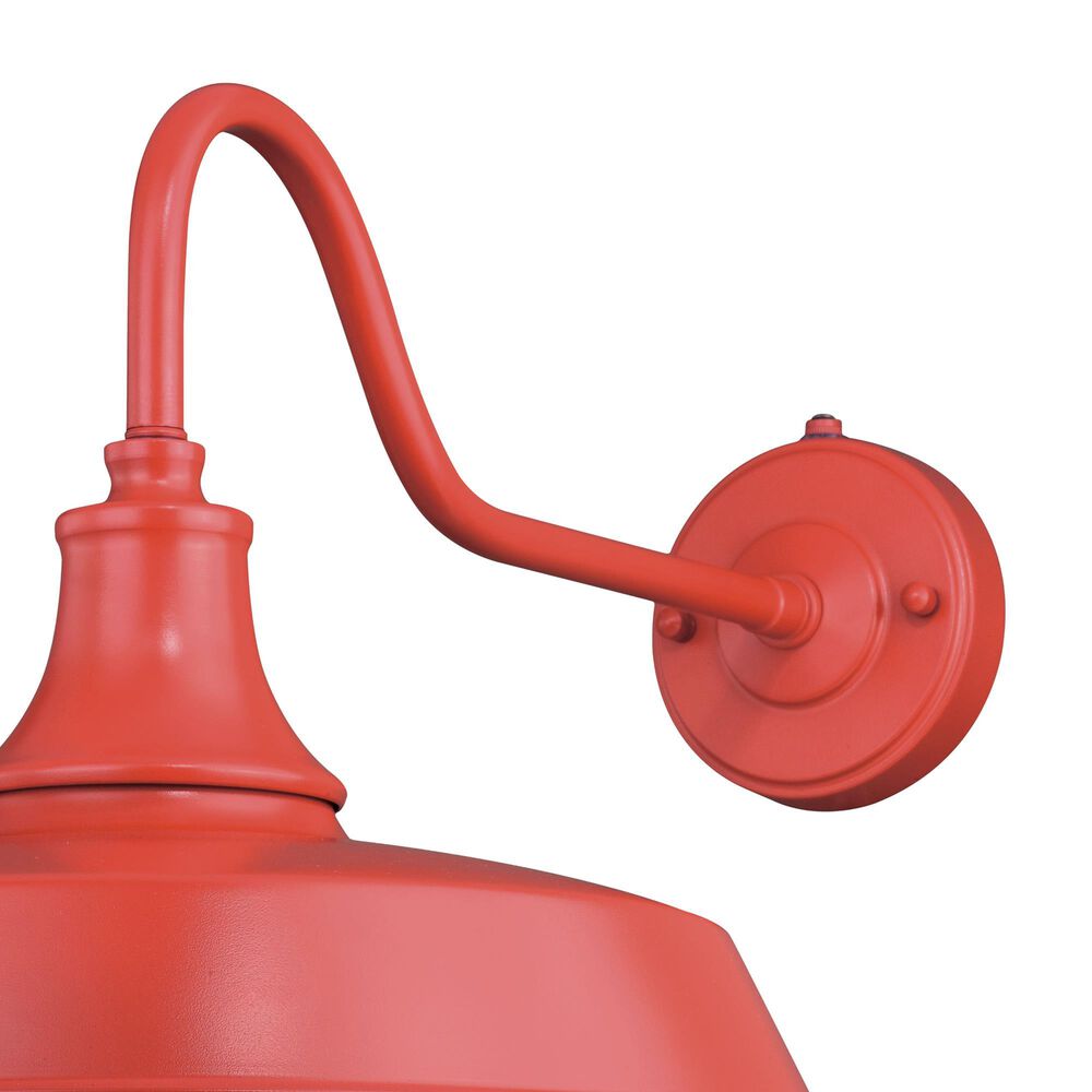Vaxcel Dorado 15" 1-Light Outdoor Wall Sconce in Red, , large