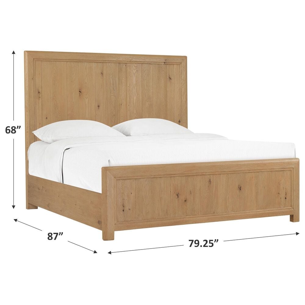 Hooker Furniture Driftwood King Panel Bed in Buckboard, , large