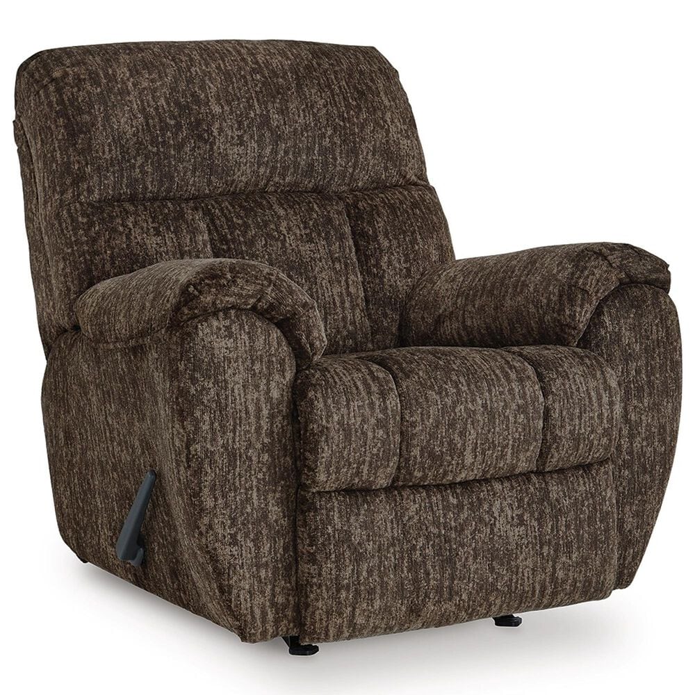 Ashley Stayfish Manual Rocker Recliner in Chocolate, , large