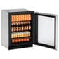 U-Line 4.9 Cu. Ft. 24" Beverage Center Glass Door in Stainless Steel, , large