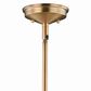 Vaxcel International Co. Ltd. Estelle 12-Light Pendant in Natural Brass, , large