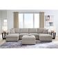 Ashley ModMax Luxe Oversized Accent Ottoman in Flint, , large