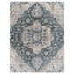 Surya Cardiff CDF-2307 Deep Teal, Blue, Light Gray, Medium Gray, Charcoal and Camel 2"7" x 3"11" Area Rug, , large