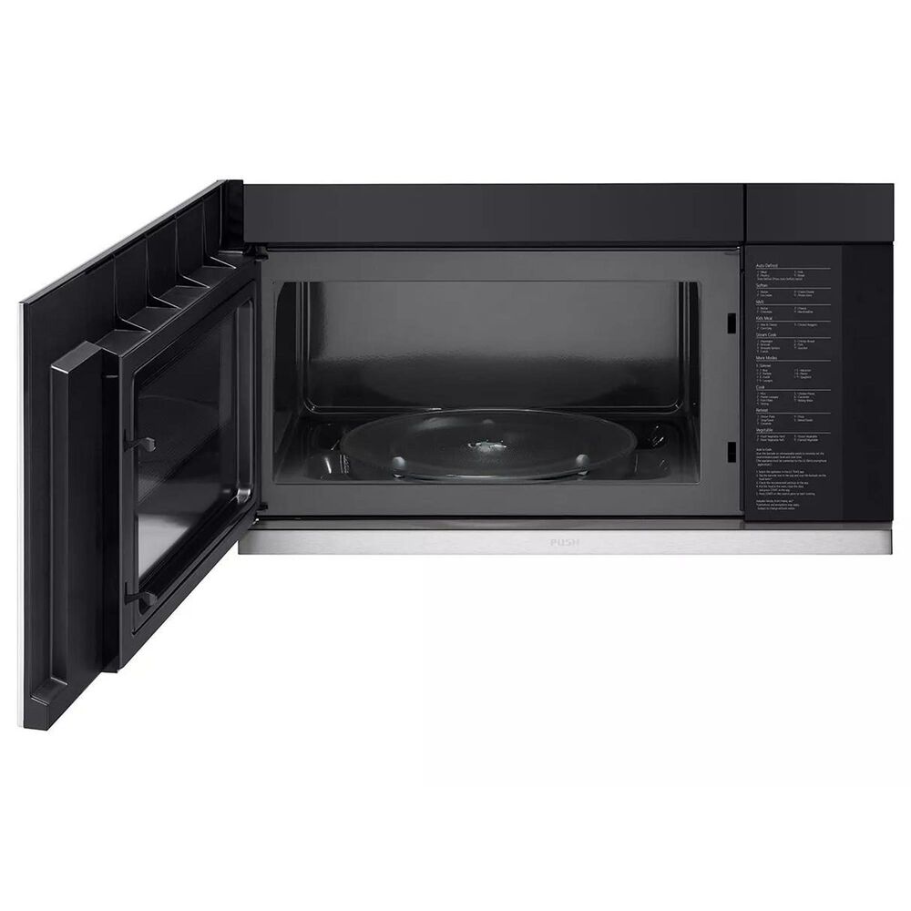 LG 2-Piece Kitchen Package with 6.3 Cu. Ft. Smart Freestanding Gas Range and 2.1 Cu. Ft. Smart Over-the-Range Microwave in Printproof Stainless Steel, , large
