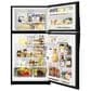 Whirlpool 20.5 Cu. Ft. Top Freezer Refrigerator in Black, , large