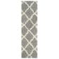 Safavieh Dallas Shag SGD257G-210 2"3" x 10" Grey/Ivory Runner, , large