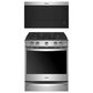 WHIRLPOOL 2-Piece Kitchen Package with 5.8 Cu. Ft. Smart Slide-In Gas Range and 1.1 Cu. Ft. Over-the-Range Microwave in Fingerprint Resistant Stainless Steel, , large