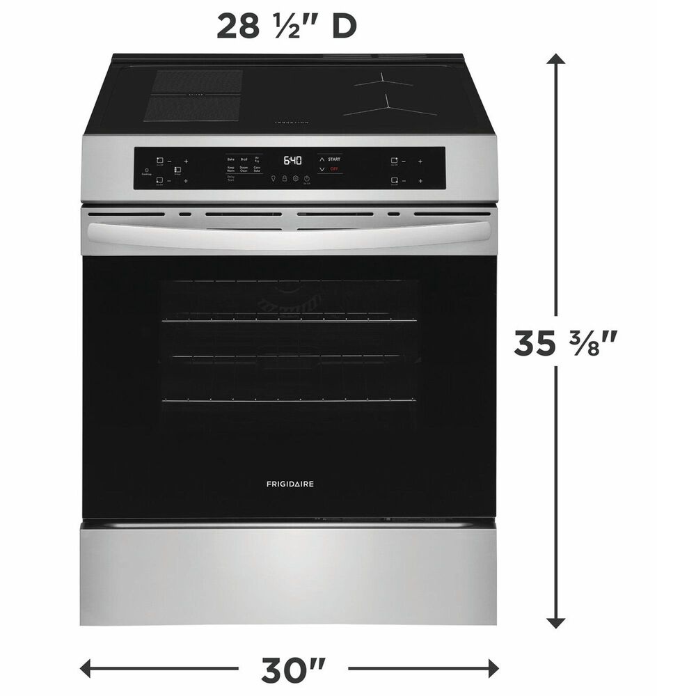Frigidaire 5.3 Cu. Ft. Induction Range with Air Fry in Stainless Steel, , large
