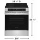 Frigidaire 5.3 Cu. Ft. Induction Range with Air Fry in Stainless Steel, , large