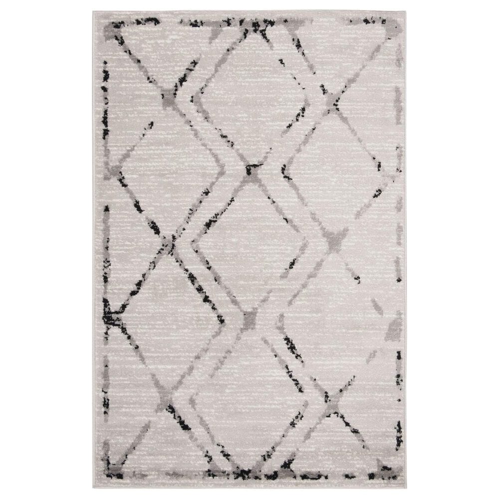 Safavieh Skyler SKY197H 4" x 6" Ivory and Gray Area Rug, , large