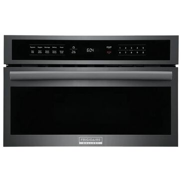Frigidaire Gallery 1.6 Cu. Ft Built-In Microwave Oven with Drop Down Door in Black Stainless Steel, , large