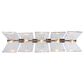 Golden Lighting Serenity 5-Light Linear Pendant in Pewter, , large