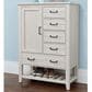 Viceray Collections Passageways 5 Drawer Door Chest in Oyster Grey, , large