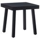 Linon Home Decor Holland Aluminum Side Table in Black, , large