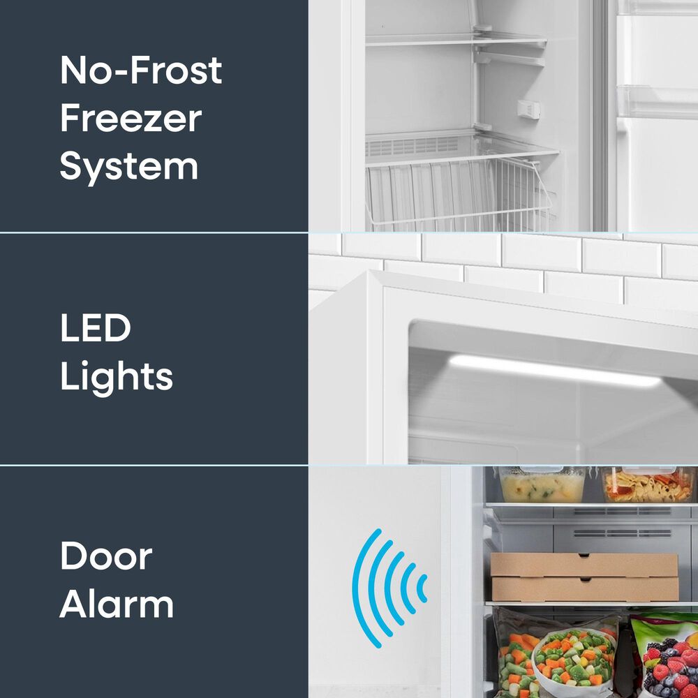 Element 17 Cu. Ft. Upright Convertible Freezer/Refrigerator in White, , large