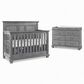 Oxford Baby Oxford Baby Kenilworth 4-in-1 Convertible Crib, Dresser & Changing Top 3-Piece Nursery Set in Graphite Gray, , large