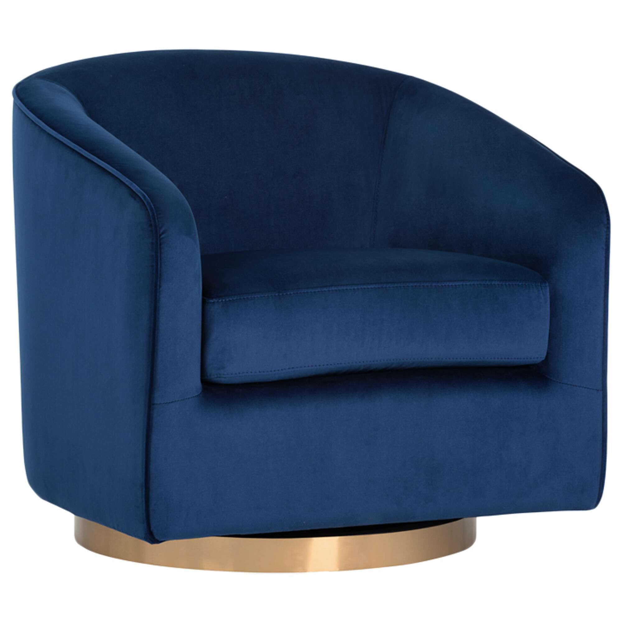 Light blue sale velvet swivel chair
