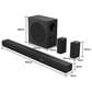 Hisense 75" QLED 4K UHD - Vidaa TV with 5.1 Channel Soundbar System in Black, , large