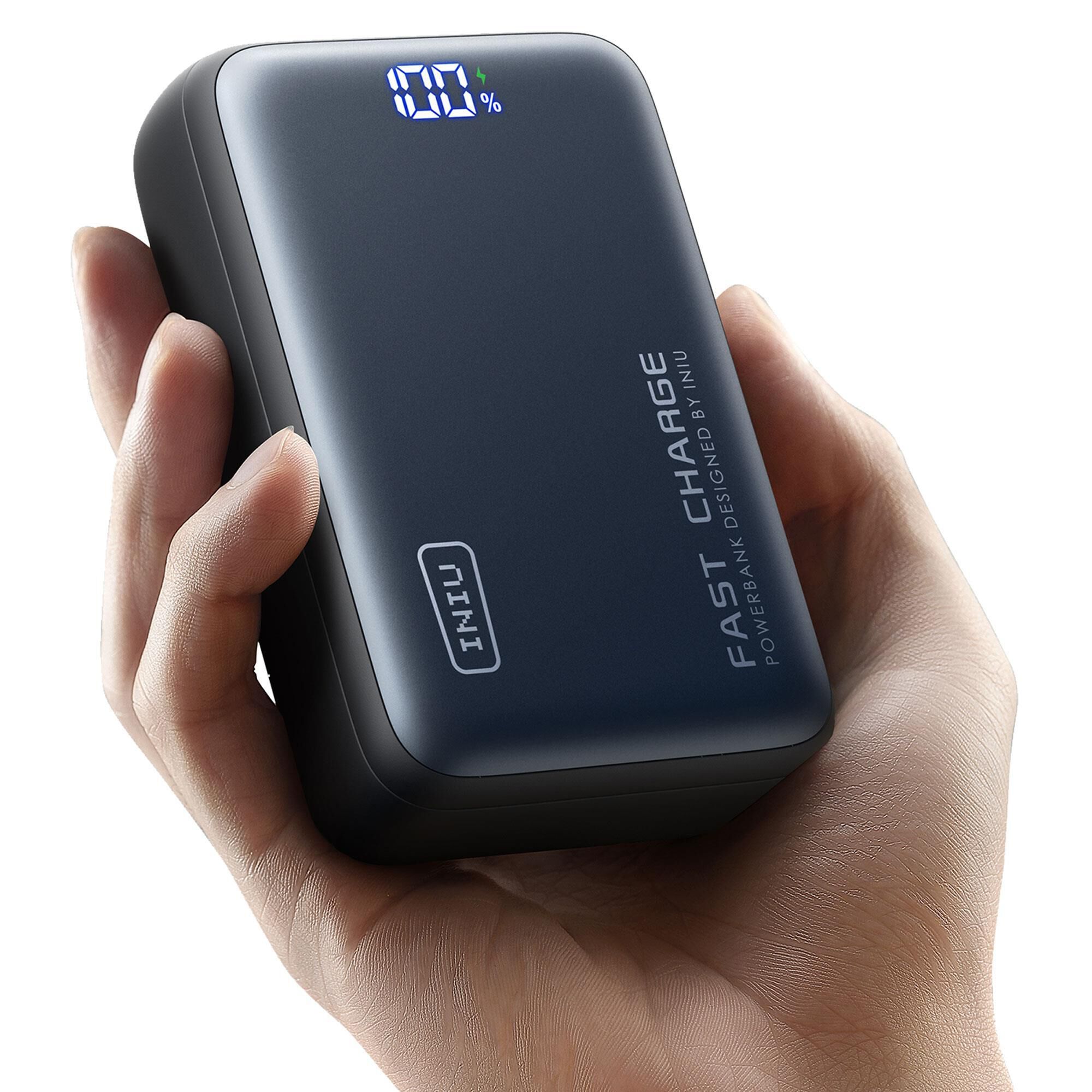 INIU Leopard Power 25000mAh 100W Fast Charging Power Bank in Black