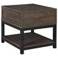 Ashley Johurst Rectangular End Table in Grayish Brown and Black, , large