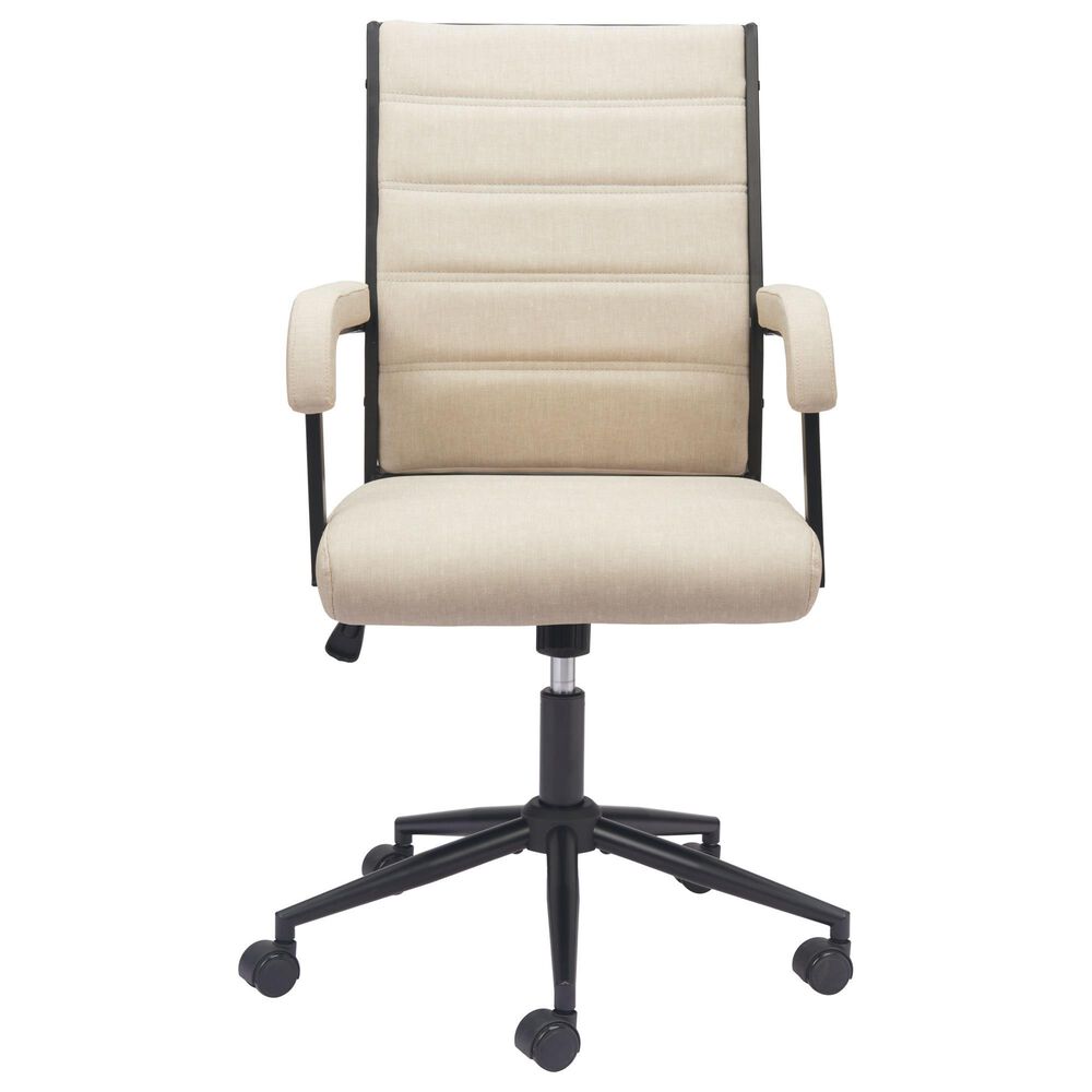 Zuo Modern Auction Office Chair in Black, , large