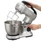 Hamilton Beach 4-Quart Stand Mixer with Top Handle in Silver, , large
