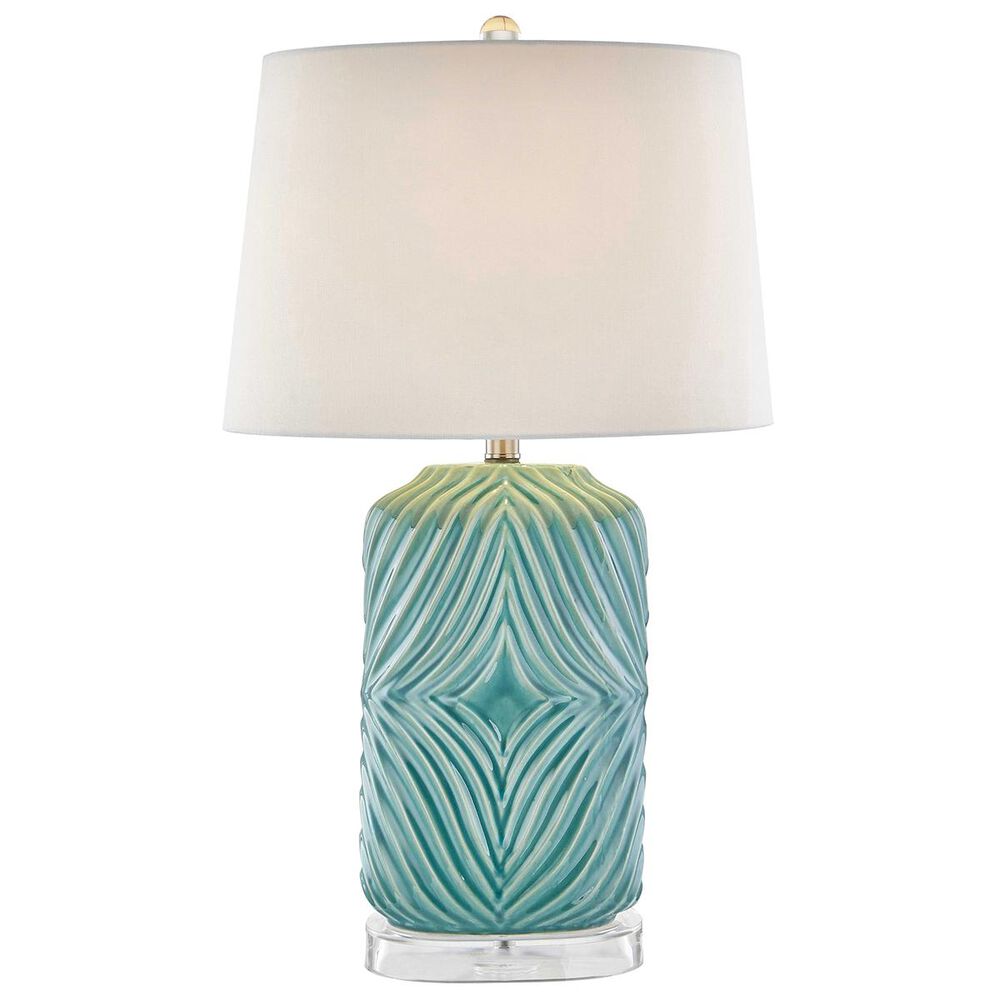 Sagebrook Home 28" Table Lamp in Turquoise/Teal, , large