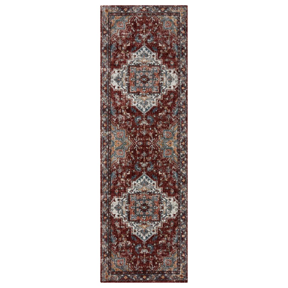 Loloi II Samra SAM-10 2"7" x 12" Brick and Grey Runner, , large