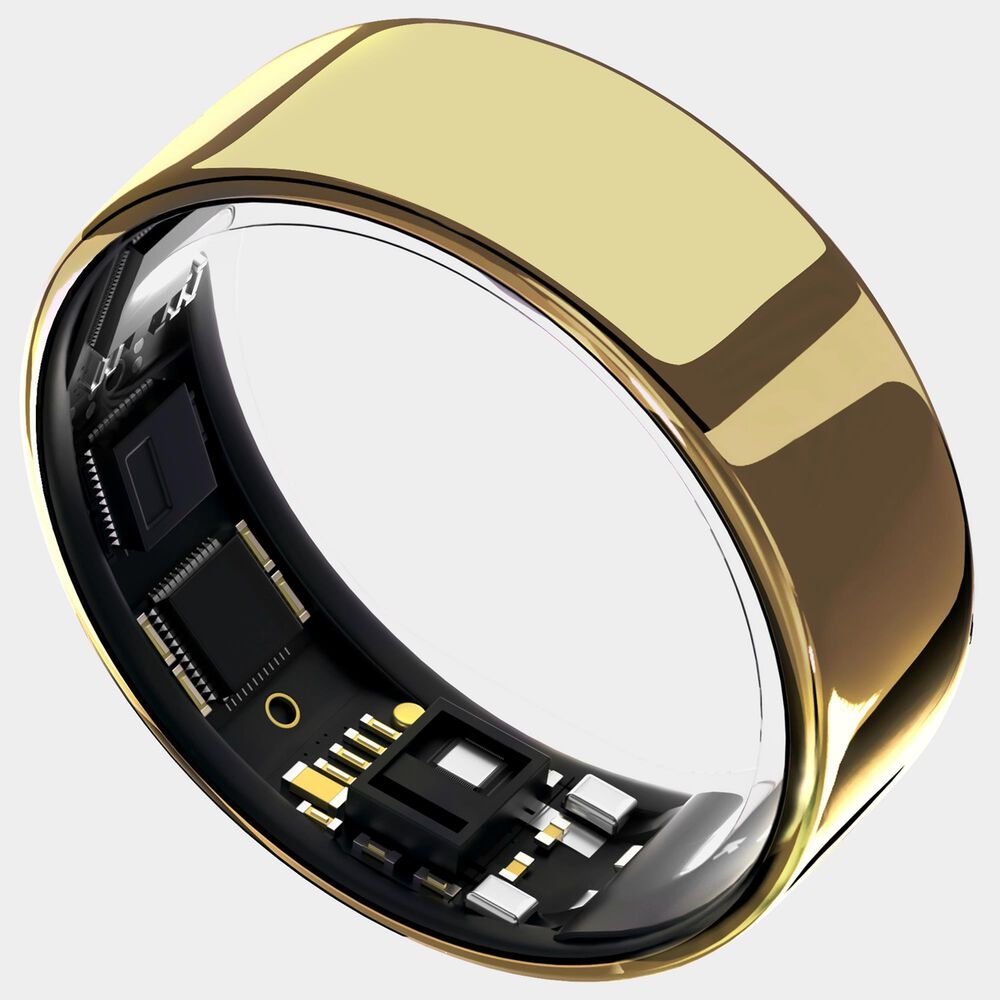 Ultrahuman Size 6 Activity Tracker Ring Air in Bionic Gold, , large