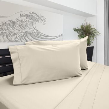 DreamFit DreamChill Degree 5 4-Piece Enhanced Bamboo Full Sheet Set in Ecru, , large